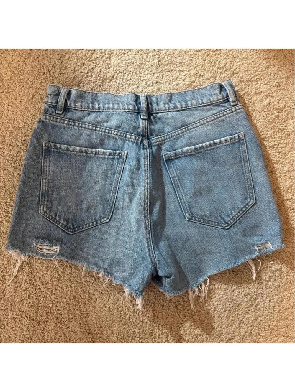 Garage Distressed Denim Jean Shorts